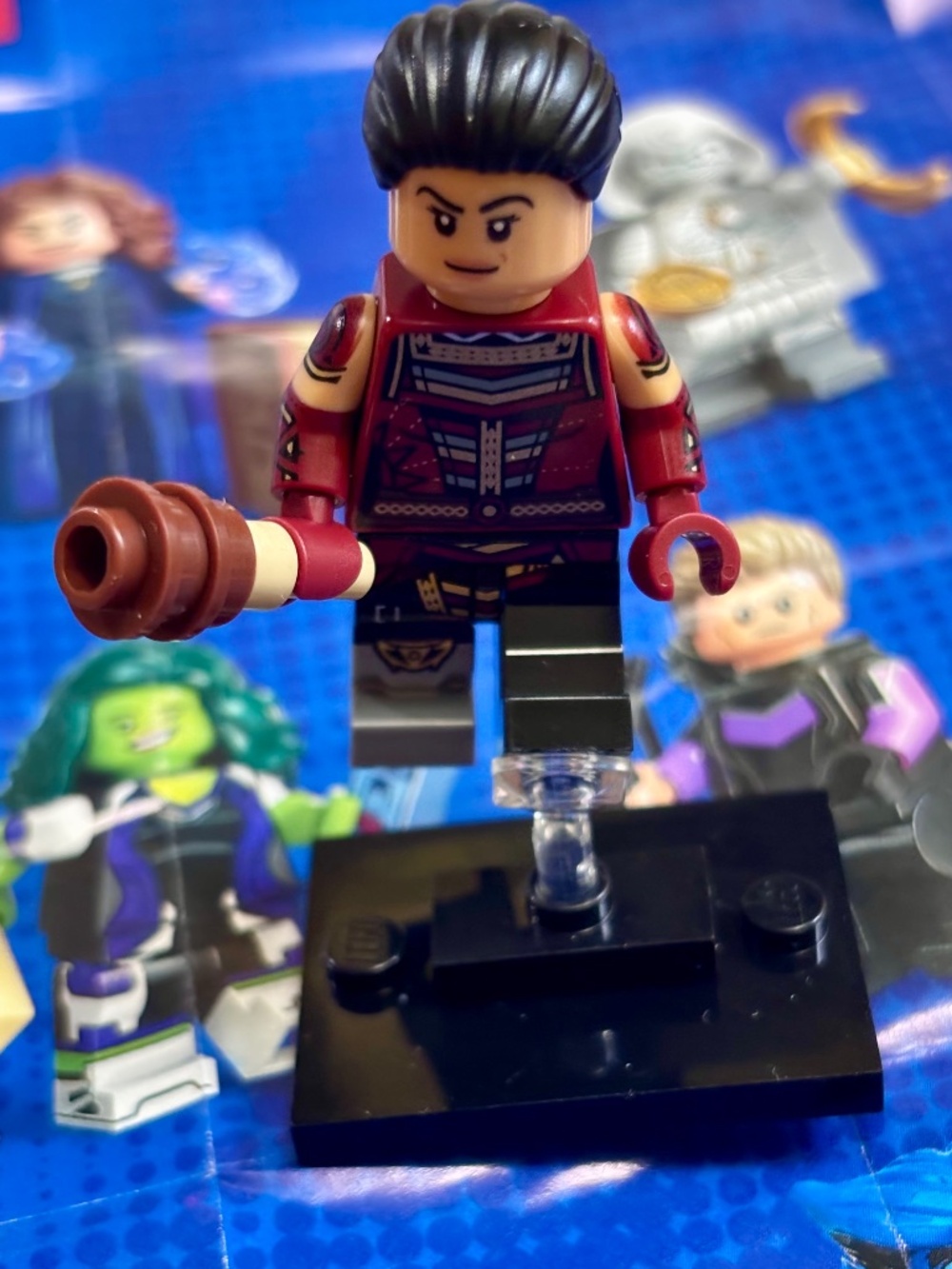 Marvel Studios, Series 2 "ECHO" colmar2-9 with stand, accessories & pamphlet.